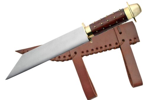 SZCO Supplies Steel Stag Mountain Hunting Knife 15.5 inch Stainless Steel