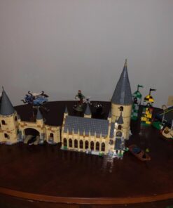 LEGO Harry Potter Hogwarts Great Hall 75954 Building Kit and Magic Castle Toy, Fantasy Creatures, Hermione Granger, Draco Malfoy and Hagrid (878 Pieces) 53 616tKs8MF8L