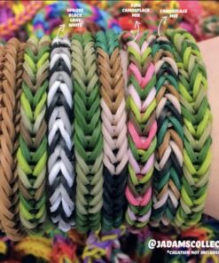 Rainbow Loom® Camo Rubber Bands with 24 C-Clips (600 Count) 9 616tjg3yGoL