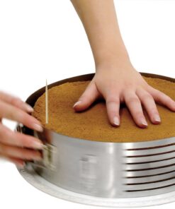 Zenker Stainless Steel Layer Cake Slicing Kit with 12" Serrated Knife, 3-Piece 9 616uPhIovL