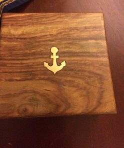 NauticalMart Captain Brass Sundial Compass with Hardwood Wooden Box 23 616uWXdrxNL