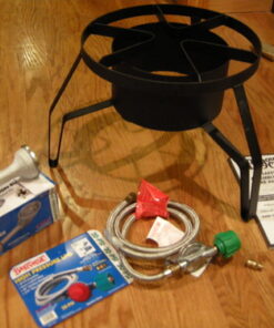 Bayou Classic SP10 High-Pressure Cooker - 14-in Single Propane Burner for Outdoor Cooking, Outdoor Stove - Crawfish Boiler, Home Brewing Burner, Maple Syrup Prep. Fits Large Boiling Pots and Fryers - Seafood Boil Pot. 35 616up0BgSuL