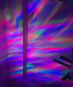 Rossetta Star Projector, Galaxy Projector for Bedroom, Bluetooth Speaker and White Noise Aurora Projector, Night Light Projector for Kids Adults Gaming Room, Home Theater, Ceiling, Room Decor Black 38 616v gh2JL