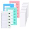 Queekay 4 Pcs Blank Chore Chart Kids Chore Chart, Plastic Checklist Board with 8 Detachable Cardstock to Do List for Home Routine Planning (White, Pink, Blue, Green,Simple) White, Pink, Blue, Green Simple 45 616vJiTBpmL