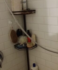 HotelSpa Universal Angle-Adjustable Hand Shower Wall Bracket for Easy Reach/Perfect Angle Fits ANY SHOWER! Patented Push-Lock provides Superior Suction Power. Self-Adhesive Slide-in Holder included 21 616vTya6NL