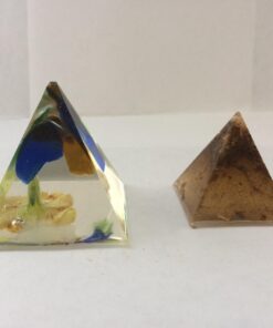 Funshowcase Pyramid Resin Epoxy Mold for Jewelry, Polymer Clay, Soap Making, Cabochon Gemstone Crafting Projects Square Pyramid Medium 2x2x2inch 27 616wIniMyrL