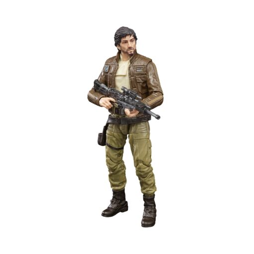 STAR WARS The Black Series Captain Cassian Andor 6-Inch-Scale Rogue One: A Story Collectible Figure, Toys for Kids Ages 4 and Up 1 Count (Pack of 1)