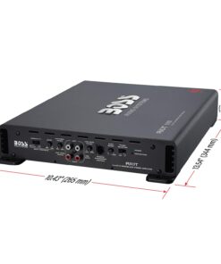 BOSS Audio Systems R3400D Class D Car Amplifier - 3400 High Output, 1 Ohm Stable, Digital, Monoblock, Mosfet Power Supply, Great for Subwoofers 3400W Monoblock 16 616xG8SQE4L