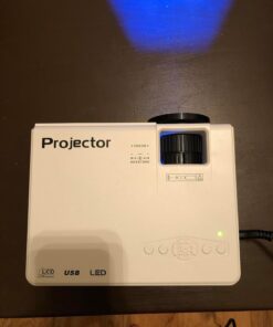 Updated Mini Projector with Bluetooth and Projector Screen, 9500Lumens Full HD 1080P Portable Video Projector, Home Theater Movie Projector Compatible with HDMI,USB,AV,Laptop,Smartphone 43 616xN3RCnCL