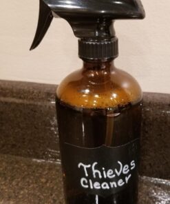 Cornucopia 16oz Amber Glass Spray Bottles w/Reusable Chalk Labels (2 Pack), Heavy Duty Mist & Stream 3-Setting Sprayer; Great for Essential Oils 45 616y6dY7nEL