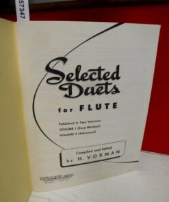Alternative view of Selected Duets for Flute: Volume 1 - Easy to Medium (Rubank Educational Library, 177) Paperback