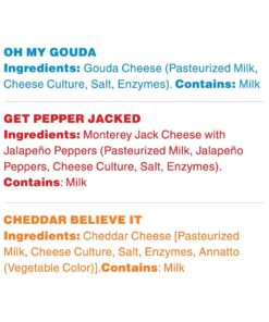 Moon Cheese Bites Bundle, Cheddar Believe It, Oh My Gouda & Get Pepper Jacked, 2-Ounce, 3-Pack, Lunch or After-School Snack Cheddar,Gouda, Pepper Jack 2 Ounce (Pack of 3) 11 616zNxj7wCL 1