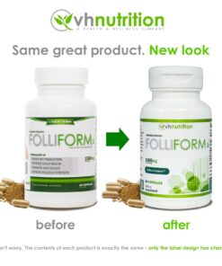 Alternative view of VH Nutrition FOLLIFORM | DHT Blocker for Men and Women* | Saw Palmetto, Pygeum, Nettle Root Formula | 1500mg | 60 Capsules