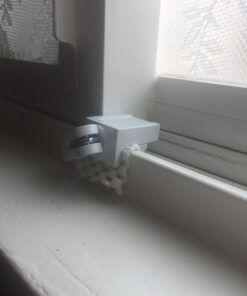 Prime-Line U 9809 Sliding Window Lock for Vinyl Windows – Easy Installation to Keep Windows Securely Closed – Diecast Construction, White (2 Pack) 1/2 in. 36 617 tMGlUPL