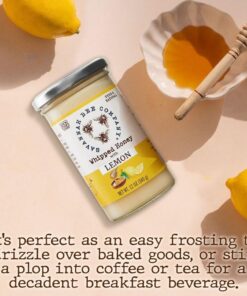 Savannah Bee Company Whipped Honey - All Natural Spreadable Honey Lemon 12 Ounce (Pack of 1) 10 6170b4zWiL