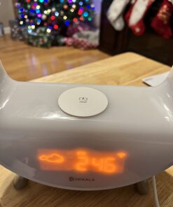Dekala 【Upgraded】 Arches Gradual Sunrise Alarm Clock with Wireless Charging Bluetooth Speaker White Noise Sleep Sound Machine with Night Light for Adults Touch/App/Button Control Work with Alexa With Wireless Charger & App UPGRADED 34 617121d4dUL 2