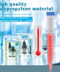 Bipee Plastic Centrifuge Tubes, 15ml, Conical Bottom, Graduated Marks, Blue Screw Cap, Pack of 100pcs 11 6171Eaqkd8L