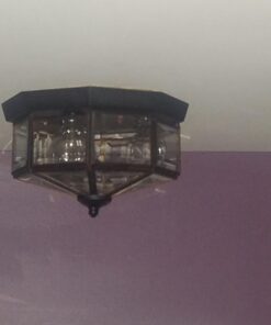 Progress Lighting P5788-20 Beveled Glass Close-to-Ceiling, 9-Inch Diameter x 7-Inch Height, Bronze 22 6171wfamVdL