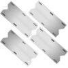 Hongso SPA231 (4-Pack) Stainless Steel BBQ Gas Grill Heat Plate, Heat Shield, Heat Tent, Burner Cover, Vaporizor Bar, and Flavorizer Bar for Costco Kirland, Jenn-air, Nexgrill, Lowes (17 3/4 4-Pack 11 6173BhUUBzL