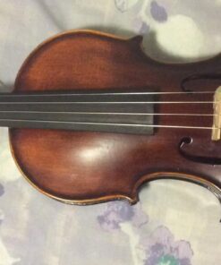 Mendini By Cecilio Violin - MV500+92D - Size 4/4 (Full Size), Black Solid Wood - Flamed, 1-Piece Violins w/Case, Tuner, Shoulder Rest, Bow, Rosin, Bridge & Strings - Adult, Kids Size: 4/4 (Full Size) 56 6173KgUOPyL