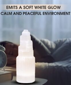 Himalayan Glow 1004 Crystal Himalayan Salt Lamp, Night Light Hand Crafted for Home Decor, 7-9 Inch, Orange/Amber Natural Salt Lamp (Pack of 1) 31 6173Tfs2VSS