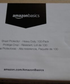 Amazon Basics Sheet Protector, Heavy Duty, 100 Pack, Clear 100 - Pack 28 6173jSlXP0L