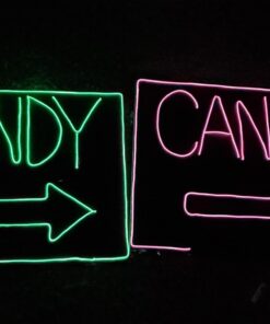 lychee 15ft EL Wire Neon Glowing Strobing Electroluminescent Light El Wire w/Battery Pack for Parties, Halloween Decoration (Pink, Outdoor use) Pink 29 6174SFY2rL