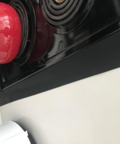 DSYJ Silicone Stove Gap Covers 2 Pack, Heat Resistant Oven Gap Filler Seals Gaps Between Stovetop and Counter, Easy to Clean (25 Inches, Black) 41 6174YgihzEL