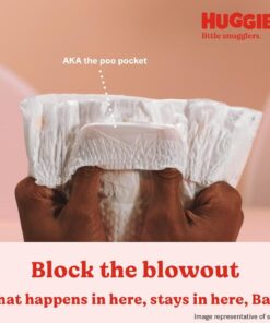 Huggies Size 1 Diapers, Little Snugglers Newborn Diapers, Size 1 (8-14 lbs), 198 Count 45 61757JMM0sL