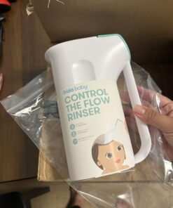 Frida Baby Control The Flow Polypropylene ABS Rinser|Bath Time Rinse Cup with Easy Grip Handle and Removable Rain Shower 31 6176L4ushNL