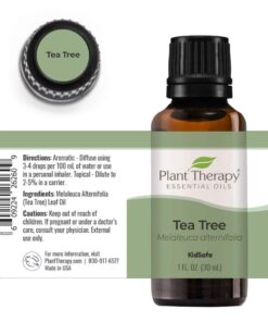 Plant Therapy Tea Tree Essential Oil 100% Pure, Undiluted, Natural Aromatherapy, Therapeutic Grade 30 mL (1 oz) 16 6176vsTGysL
