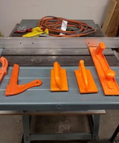 POWERTEC 71009 Push Block and Push Stick Set for Table Saws, Router Tables, Band Saws & Jointers, Dual Ergonomic Handles w/Max Grip, Hand Protection for Woodworking, Safety for Woodworkers – 5 Pack Original version 5PC Assortment 35 6178MGuESjL 1