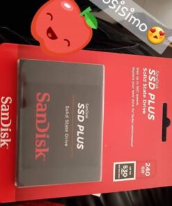 SanDisk SSD PLUS 240GB Internal SSD - SATA III 6 Gb/s, 2.5"/7mm, Up to 530 MB/s - SDSSDA-240G-G26 35 6178TzQfoTL