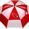 Team Golf NFL 62" Golf Umbrella with Protective Sheath, Double Canopy Wind Protection Design, Auto Open Button Arizona Cardinals One Size Multi Team Color