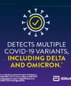 BinaxNOW COVID-19 Antigen Self Test, 1 Pack, 4 Tests Total, COVID Test With 15-Minute Results Without Sending to a Lab, Easy to Use at Home 4 Test Total 14 617A8lFN L