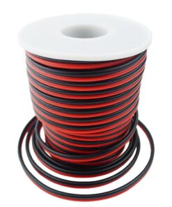 Alternative view of RGBSIGHT 40FT 18 Gauge Extension Cable 18AWG 2pin 2 Color Red Black Stand Electrical Wire Conductor Line Flexible Extension Cord for LED Ribbon Strip Tape Lights Tinned Copper Wire