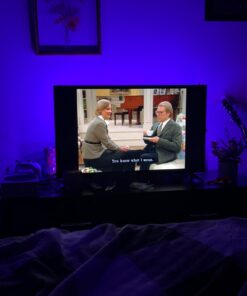 MATICOD LED 9.84ft RGB Strip Lights for TV Behind, USB for 32-43in TV, Bluetooth APP Remote Control Music Sync TV Backlight for Gaming Room Multicolor 9.84FT for 32"-43" TV 30 617CQcUZJCL