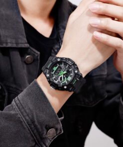 Gosasa Big Dial Digital Watch S Shock Men Military Army Watch Water Resistant LED Sports Watches Green 22 617CeWTQBdL