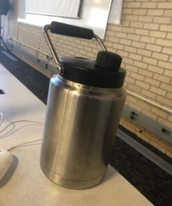 YETI Rambler Vacuum Insulated Stainless Steel Half Gallon Jug with MagCap, Stainless Steel 19 617EEZz H9L