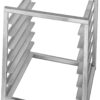 Channel Manufacturing RIR-7 7 Pan Aluminum End Load 20 1/2" x 23" x 23" Sheet / Bun Pan Rack for Reach-Ins - Assembled 23 617EpU PYHL