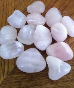 Crystal Allies Materials: 1lb Bulk Tumbled Pink Rose Quartz Stones from Brazil - Large 1" Natural Polished Gemstone Supplies for Wicca, Reiki, and Energy Crystal HealingWholesale Lot 1 LB 17 617EtK iGXL