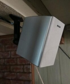 VideoSecu 5 Speaker Wall Ceiling Mount Brackets Black for Home Theater Satellite Speakers 1XZ (Black, 5 Pack) 33 617FnLytluL