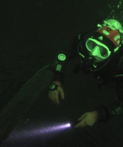 ORCATORCH D520 Scuba Dive Light 1000 Lumens Compact Diving Flashlight IP68 Waterproof Night Dive Torch Submarine Diving Lights with Rotary Switch for Underwater 150 Meters Deep Sea Diving (Black) Black 41 617G2 rkVL