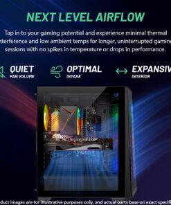 Skytech Gaming Chronos Gaming PC Desktop – Intel Core i7 13700K 3.4 GHz, NVIDIA RTX 4070, 1TB NVME SSD, 32GB DDR5 RAM RGB, 750W Gold PSU, 360mm AIO, 11AC Wi-Fi, Windows 11 Home 64-bit,Black 13700K | 4070 20 617GZ 4oclL