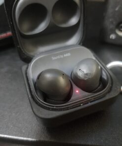 SAMSUNG Galaxy Buds 2 Pro True Wireless Bluetooth Earbuds, Noise Cancelling, Hi-Fi Sound, 360 Audio, Comfort Fit In Ear, HD Voice, Conversation Mode, IPX7 Water Resistant, US Version, Graphite Buds2 Pro Only 31 617HaiKqUAL