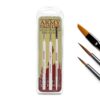 The Army Painter Most Wanted Brush Set - Miniature Small Paint Brush Set of 3 Acrylic Paint Brushes - Drybrush, Regiment Model Paint Brush & Fine Detail Tip Paint Brush for Watercolor Oil Painting 18 617HdK0ZoiL