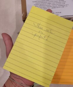 Amazon Basics Lined Sticky Notes, 4 x 6-Inch, Assorted Colors, 5-Pack 28 617IqCNAJL