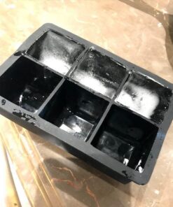 glacio Ice Cube Mold Combo - Large Silicone Ice Maker for Whiskey and Cocktails - Perfect for Craft Ice, Whiskey Ice Balls, and Cocktail Ice Cubes Black 36 617JK1uRCxL