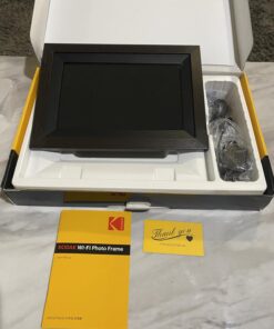 KODAK Digital Picture Frame, 32G10.1 Inch WiFi Digital Photo Frame 1280x800 HD IPS Touch Screen, Auto-Rotate, Share Photos and Videos via KODAK App, Gifts for Friends and Family 1012 Black-32G 30 617JteUQFgL