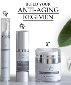 Kleem Organics Pure Vitamin C Serum for Face with Hyaluronic Acid & Vitamin E - Anti Aging Vitamin C Face Serum for Women to Boost Collagen, Reduce Wrinkle, Acne, Dark Spot & Sun Damage - Vit C Serum 1 Fl Oz (Pack of 1) 25 617KWWQjiHL